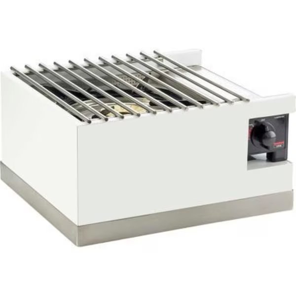 Cal-Mil Luxe Butane Burner Housing White and Stainless Steel 12
